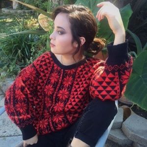 Vintage Oversized Holiday Sweater